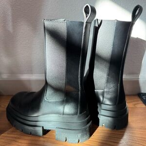 Zara platform boots